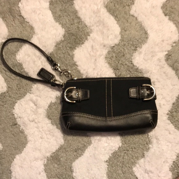 Coach Handbags - Black Coach Wristlet